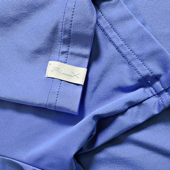 RLX Ralph Lauren Blue Golf SS Polo Shirt Performance Casual Wicking Stretch LRG - Picture 4 of 7